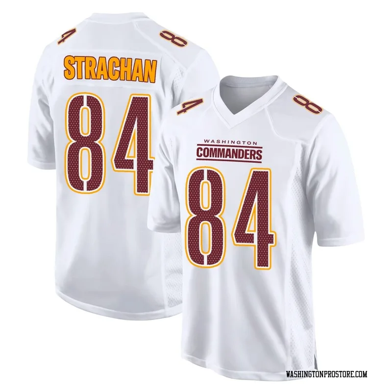 White Youth Mike Strachan Washington Commanders Game Tundra Fashion Jersey