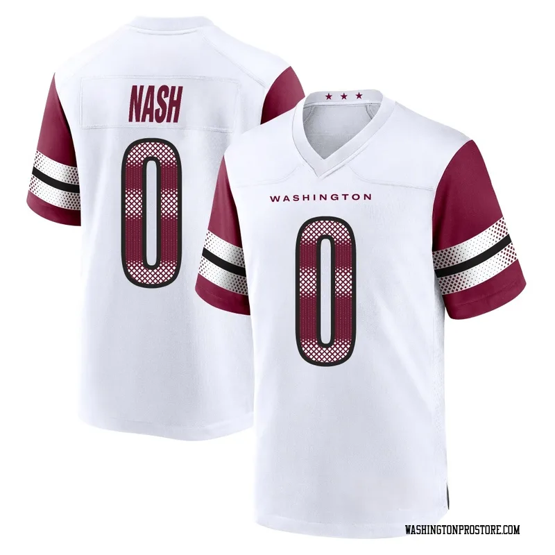 White Youth Nick Nash Washington Commanders Game Jersey