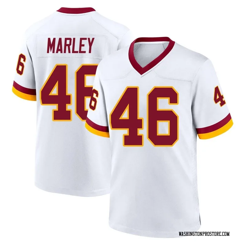 White Youth Nico Marley Washington Commanders Game Jersey