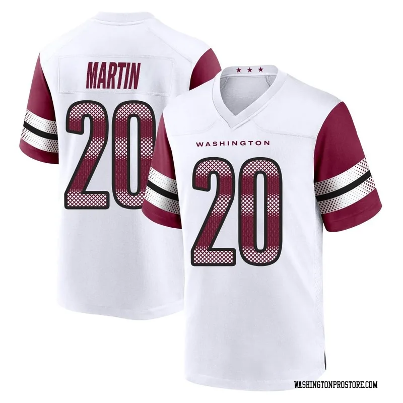 White Youth Quan Martin Washington Commanders Game Jersey