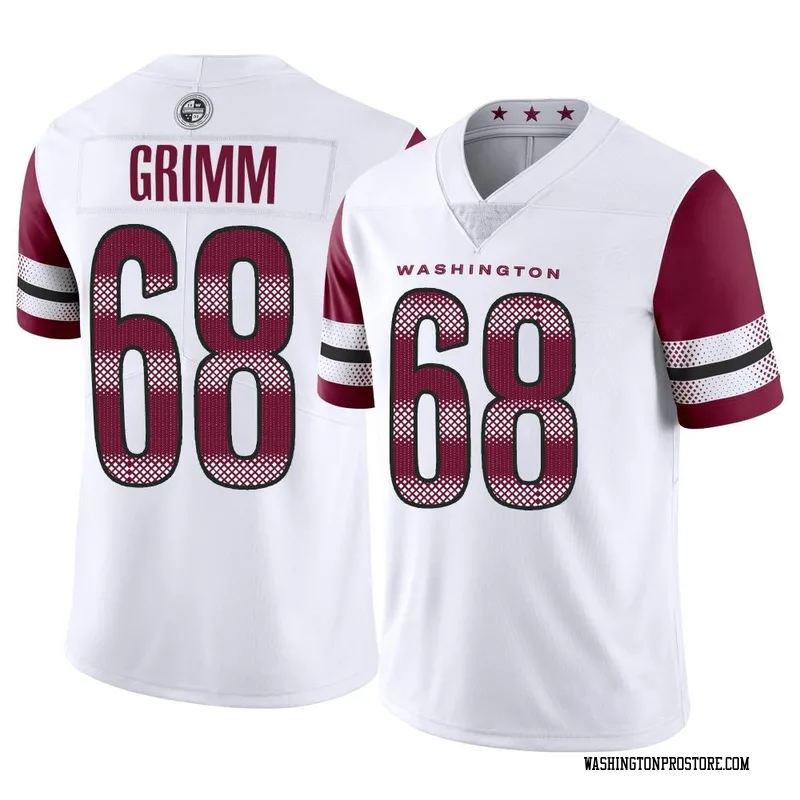 White Youth Russ Grimm Washington Commanders Limited Vapor Jersey