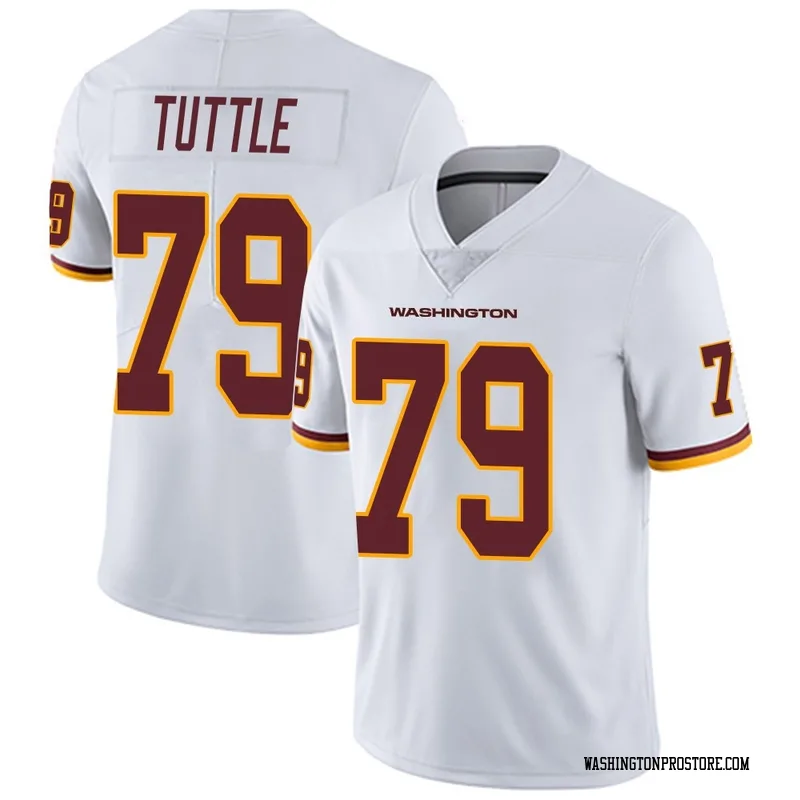 White Youth Shy Tuttle Washington Commanders Limited Vapor Untouchable Jersey