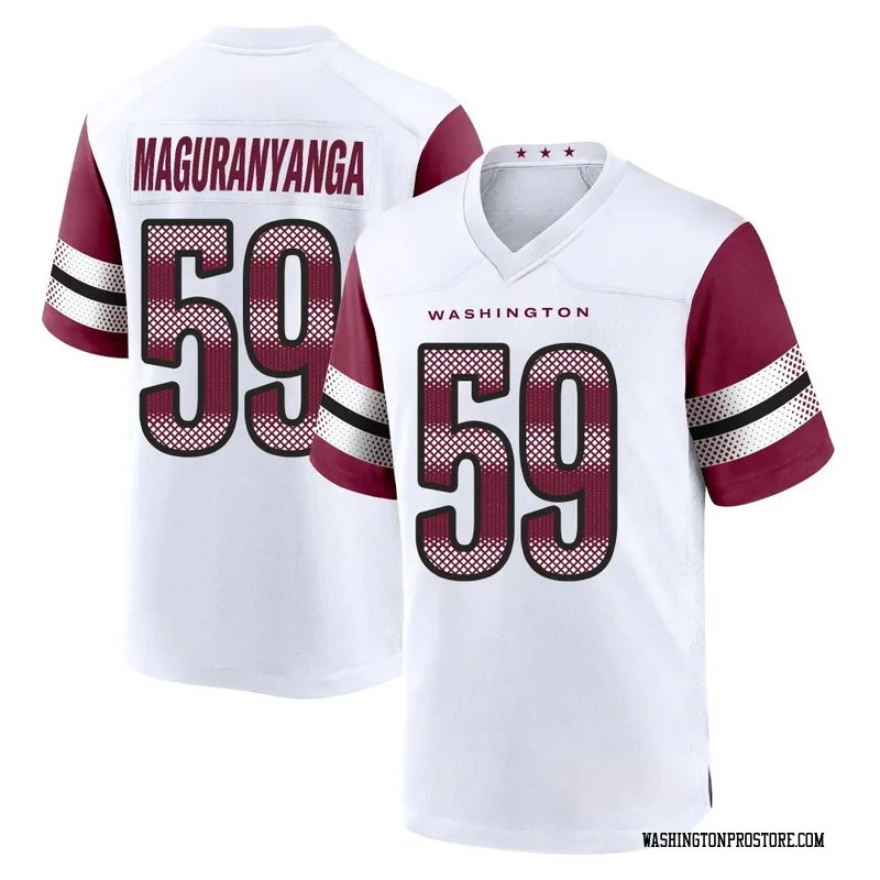 White Youth T.J. Maguranyanga Washington Commanders Game Jersey