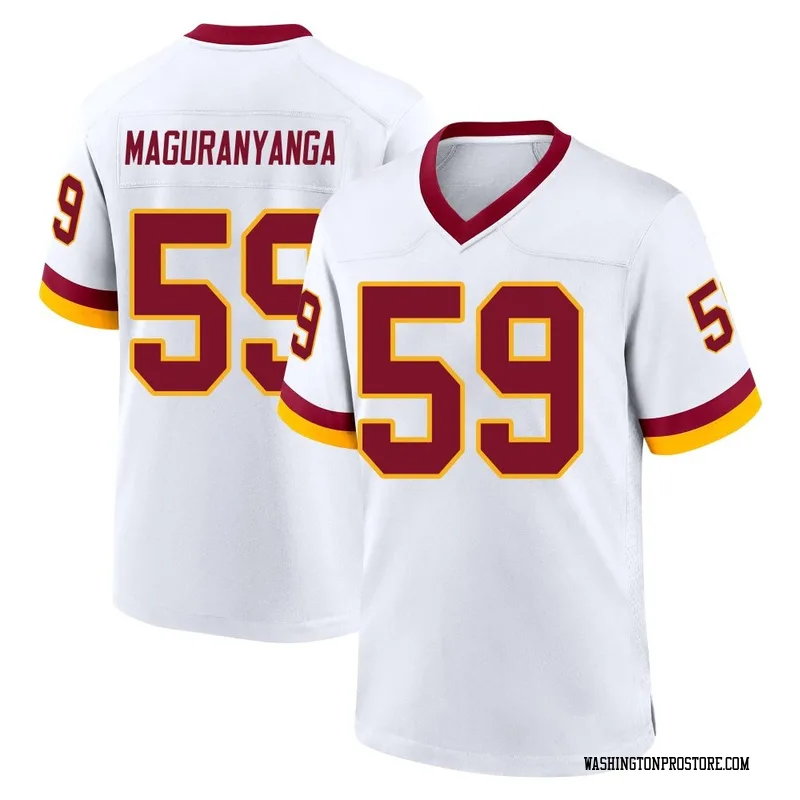 White Youth T.J. Maguranyanga Washington Commanders Game Jersey