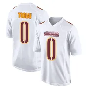 White Youth Tanoa Togiai Washington Commanders Game Tundra Fashion Jersey