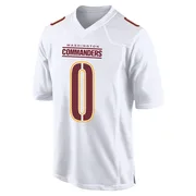 White Youth Tanoa Togiai Washington Commanders Game Tundra Fashion Jersey