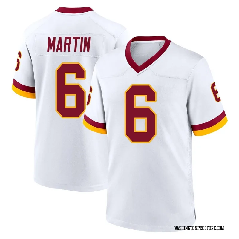 White Youth Tay Martin Washington Commanders Game Jersey
