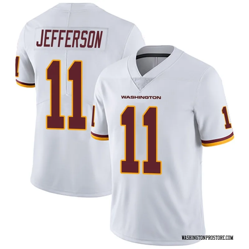 White Youth Van Jefferson Washington Commanders Limited Vapor Untouchable Jersey