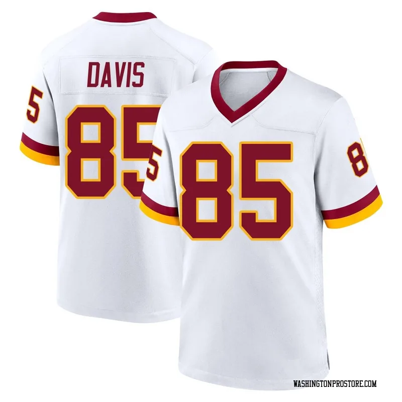 White Youth Vernon Davis Washington Commanders Game Jersey
