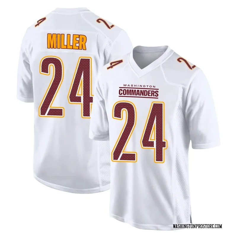 White Youth Von Miller Washington Commanders Game Tundra Fashion Jersey