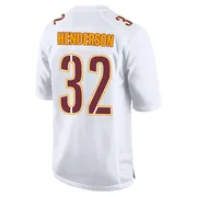 White Youth Xavier Henderson Washington Commanders Game Tundra Fashion Jersey