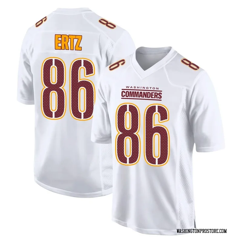 White Youth Zach Ertz Washington Commanders Game Tundra Fashion Jersey